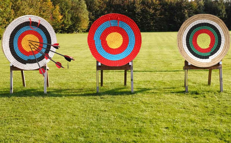AUVIM Archery Target - Backyard Straw Archery Target for Recurve Compound or Longbow - 20 Inch Traditional Bow Arrow Target for Kids Youth Adult Archery Hunting Practice - Image 2